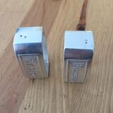 Silver towel round Mr Madame Art Deco