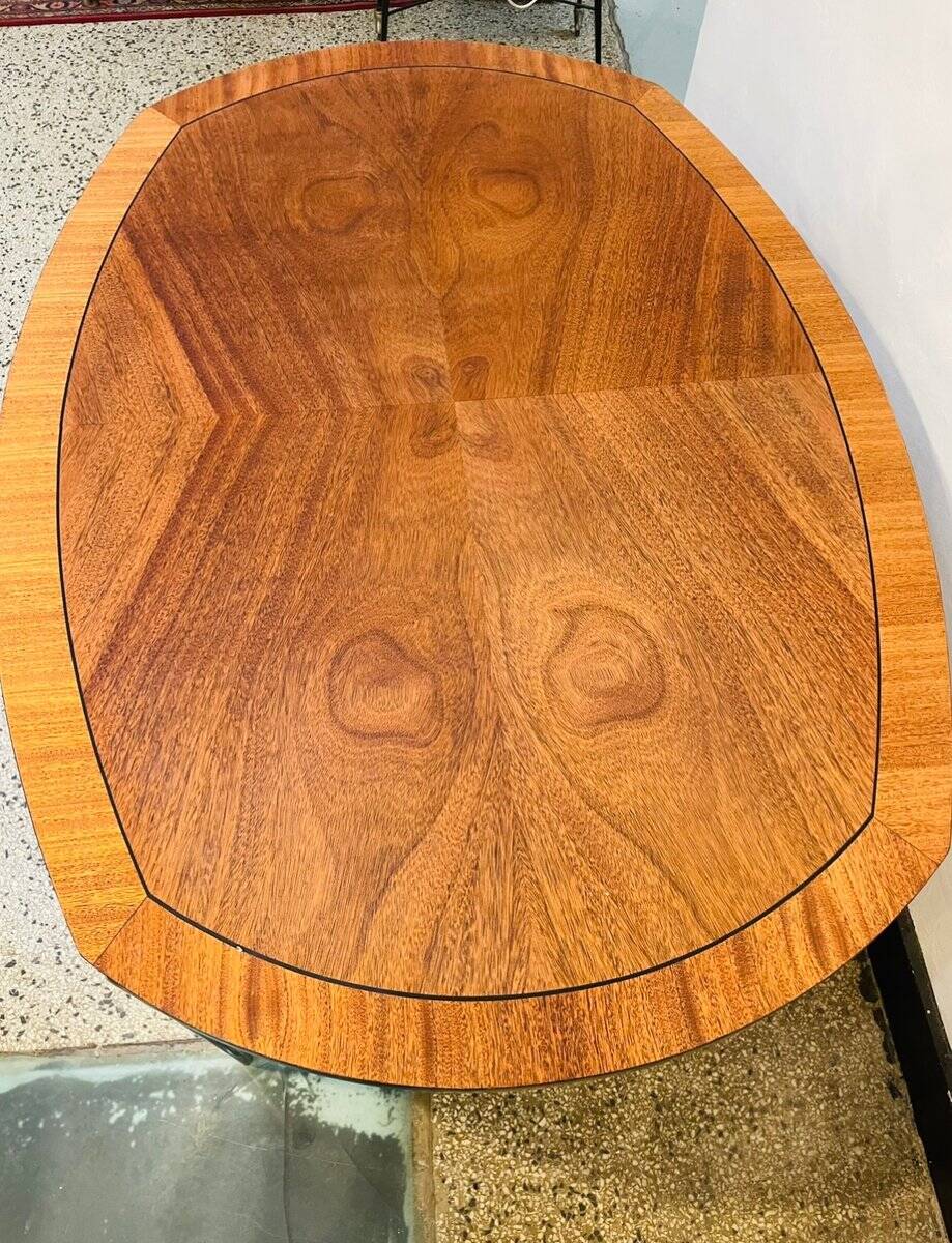 Mid-century dining table with chrome frame by Odenwald, 1960s