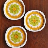 3 assiettes "Monaco" Salins