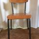 Vintage school chair