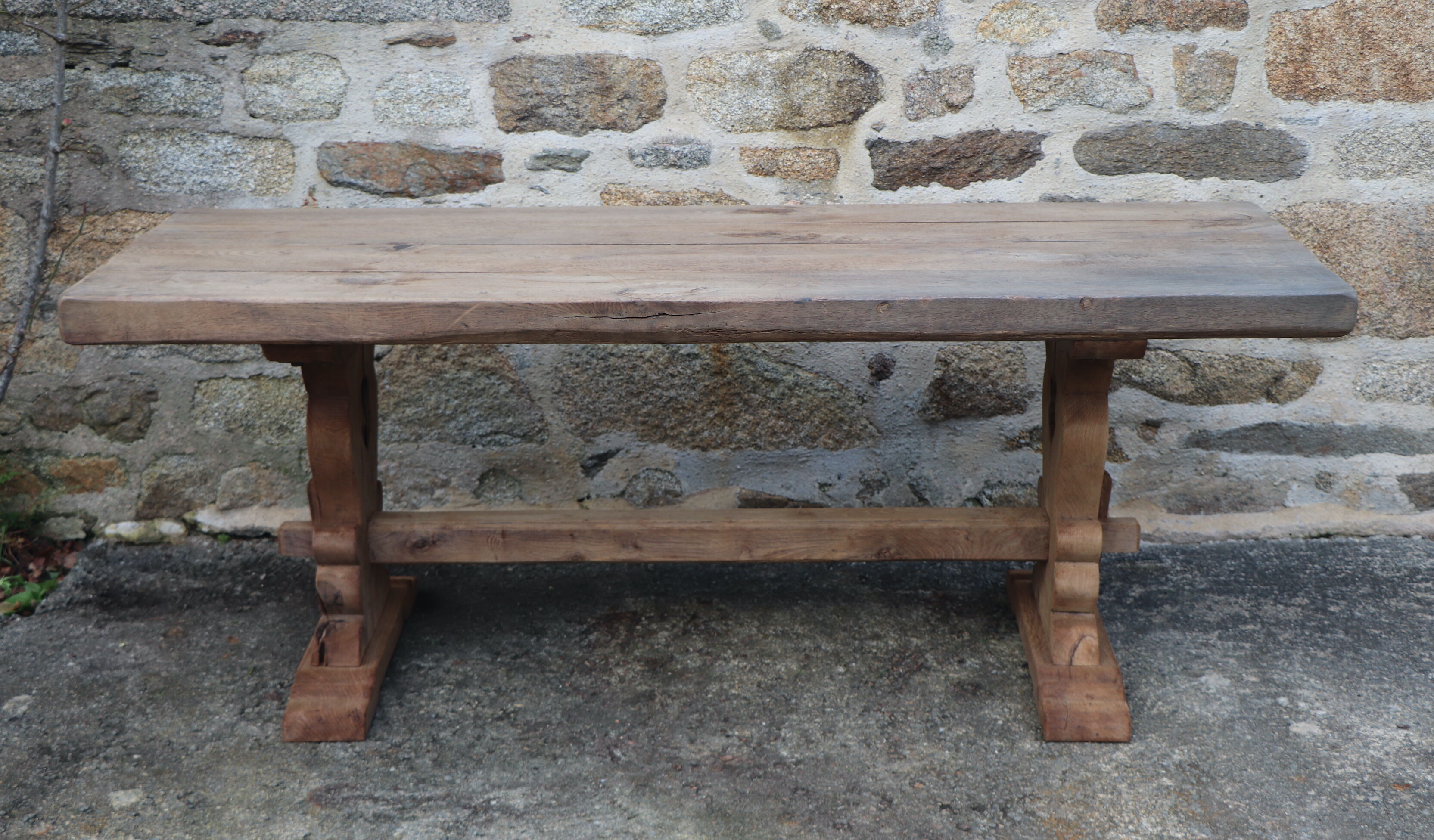 Wooden monastery table XIX