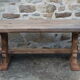 Wooden monastery table XIX