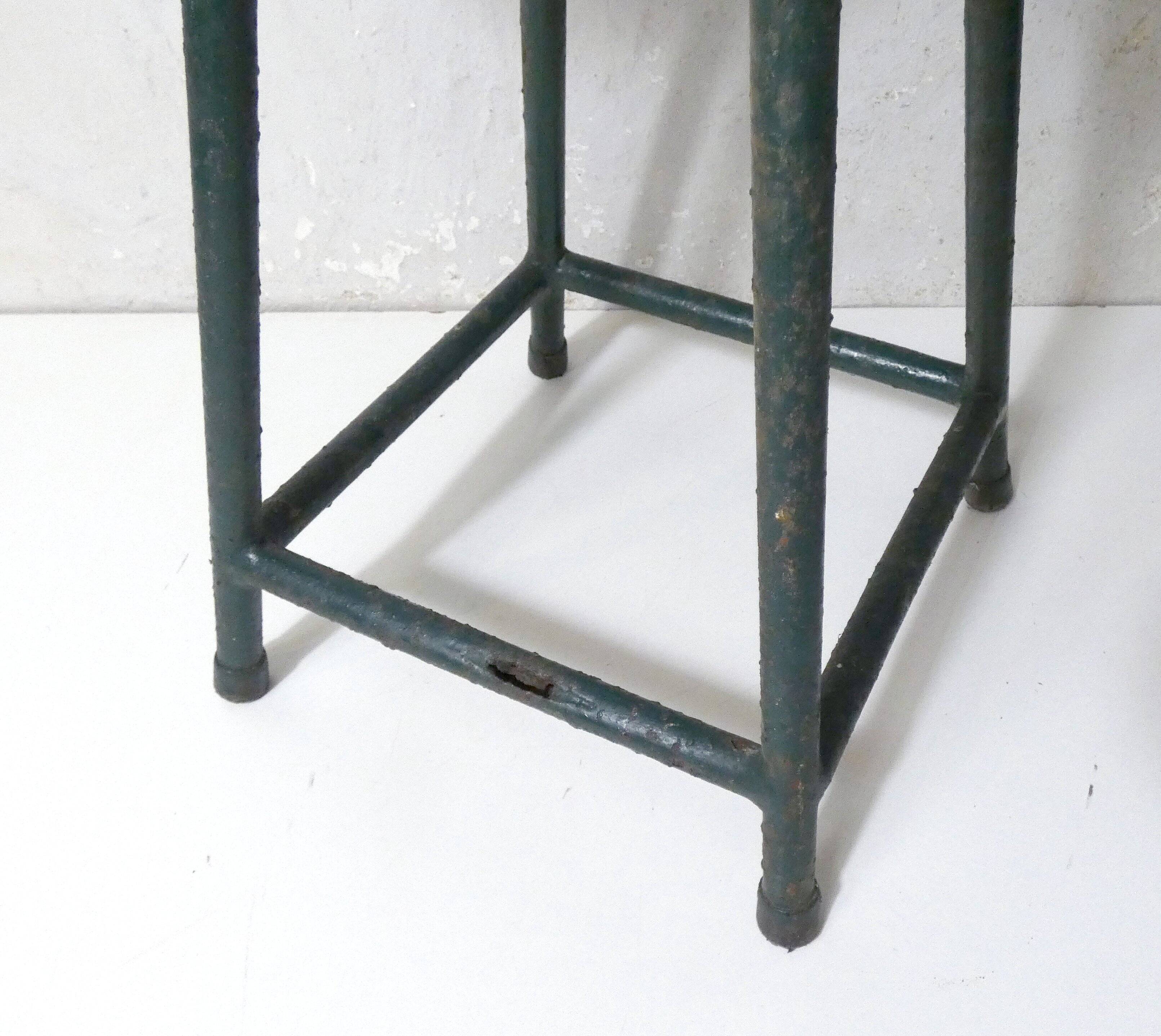 Old tractor seat stool