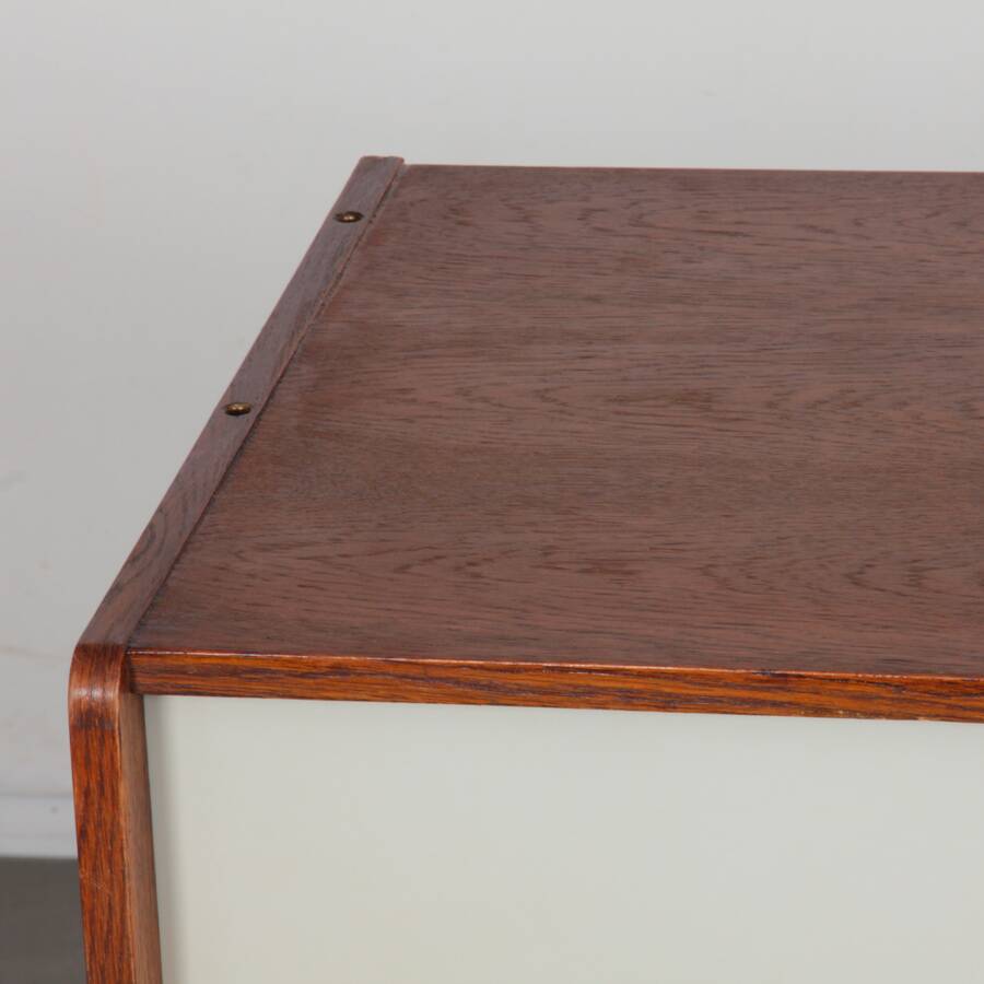 Oak chest of drawers, model U-452 by Jiri Jiroutek, 1960