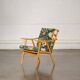 Boomerang armchair Thévenon fabric