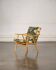 Boomerang armchair Thévenon fabric