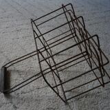 Iron bottle holder vintage 1960s