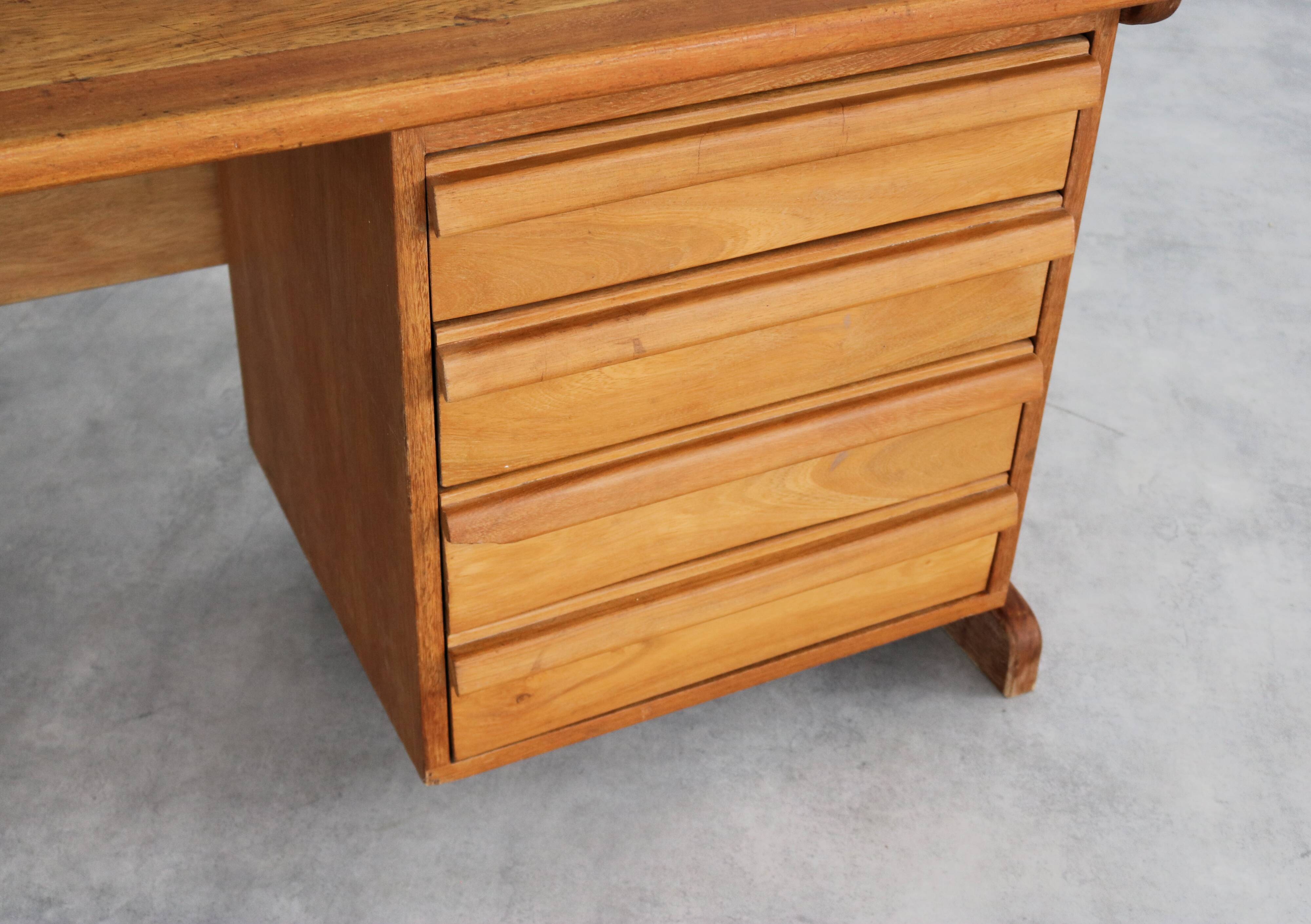 vintage oak desk