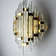 Venini wall lamp, cut crystals, Italy, 1970