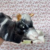 Terrine barbotine vache Michel Gaudant vintage
