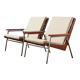 Rob Parry Pair of Lotus Lounge Chairs for Gelderland 1950s
