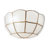 Mother-of-pearl shell shape wall lamp