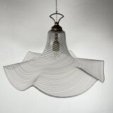 Suspended glass chandelier from Murano, Italy, 1970s.