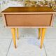 Vintage Scandinavian-style oak bedside table, circa 1960s/1970s