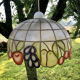 Mother-of-pearl chandelier fruit decoration