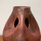 Cruche carafe en poterie de studio allemande Art déco avec trou de poignée par Paul Dresler pour Töpferei Grootenburg, années 1940