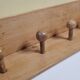 Wall-mounted coat rack, alpine design