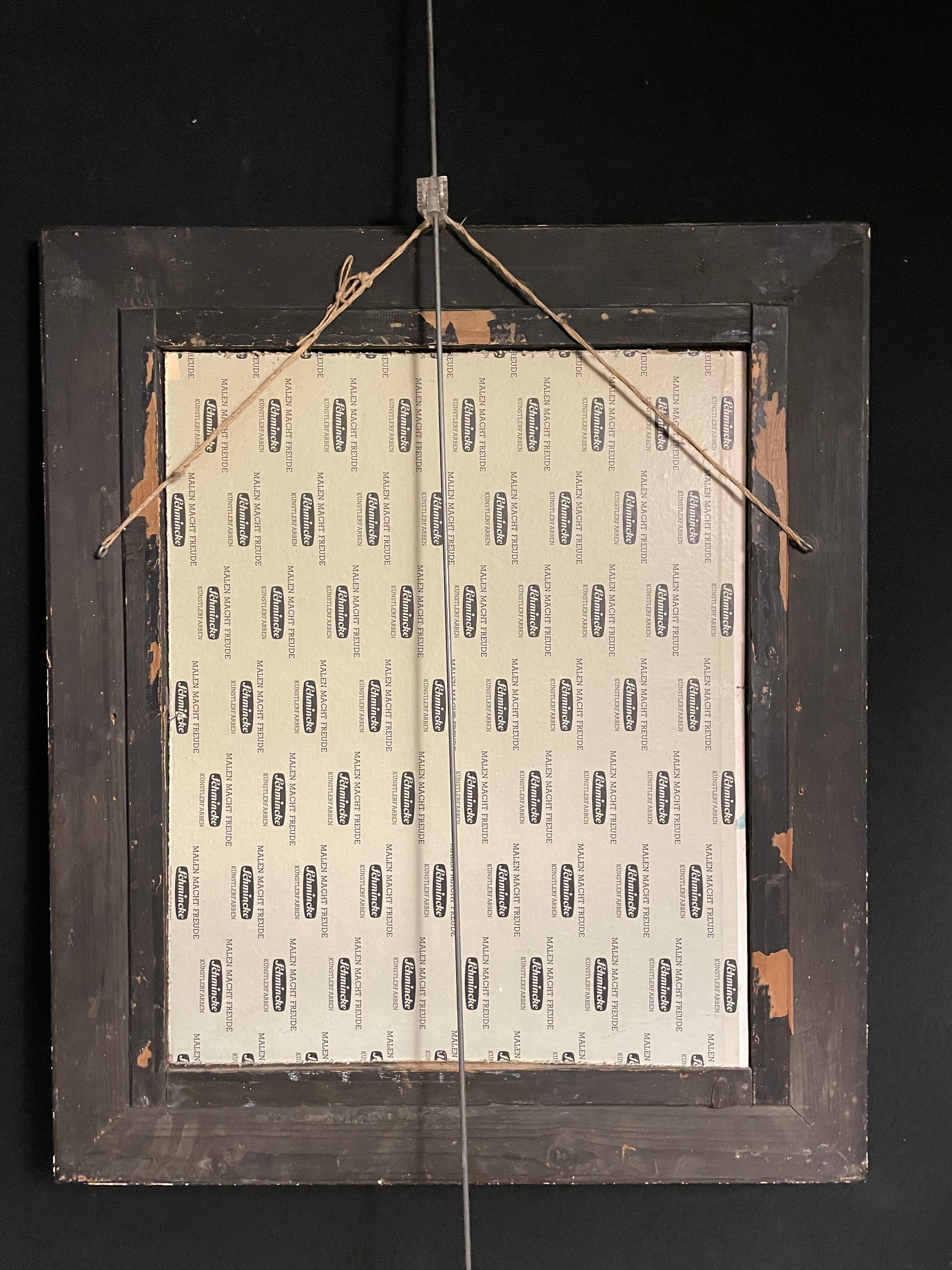 Oil on cardboard ' the amazon ́