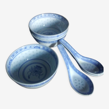 Chinese bowl and spoon