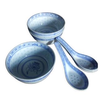 Chinese bowl and spoon