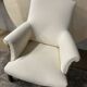 Fauteuil anglais en blanc