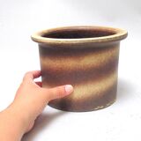 Cache-pot en gres années 60