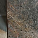 Art Deco wood and marble bedside