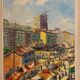 Painting Paris Flea Market, June 1962 - oil on panel