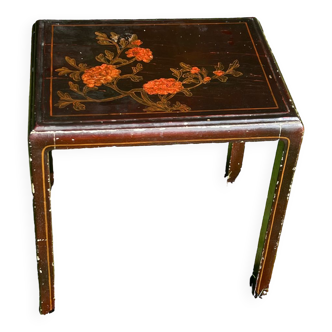 Petite table basse d’appoît Chinoise laquée