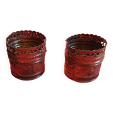 Pair of Moroccan copper pots