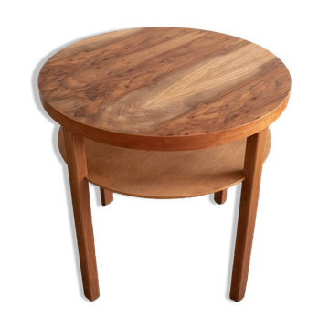 Vintage Czechoslovak Wooden Coffee Table, 80s