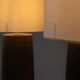 Set of two ceramic sculptural table lamps by Töreboda