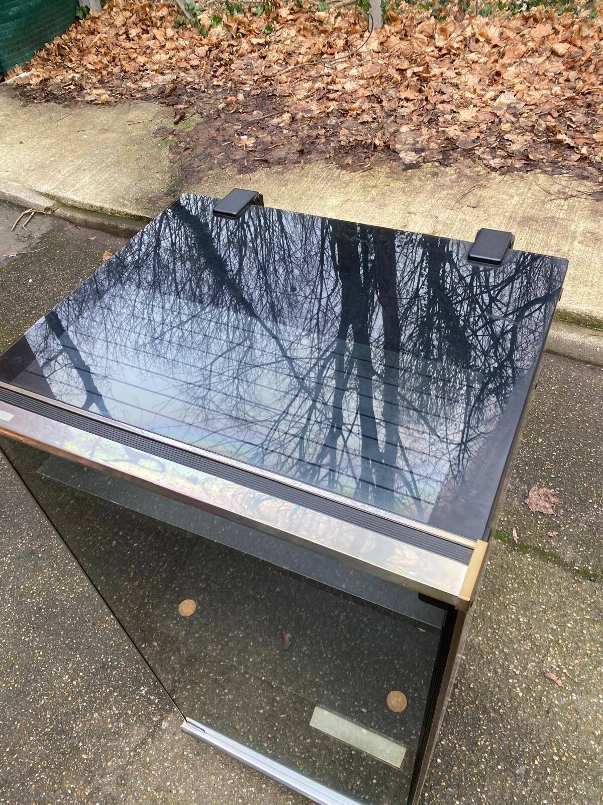 Meuble Hi-fi Kenwood Hifi avec tourne disque des années 80