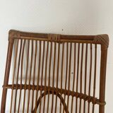 Vintage rattan armchair