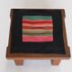 Vintage Modernist Wooden Oak Stool