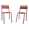Paire de chaises Tolix T2