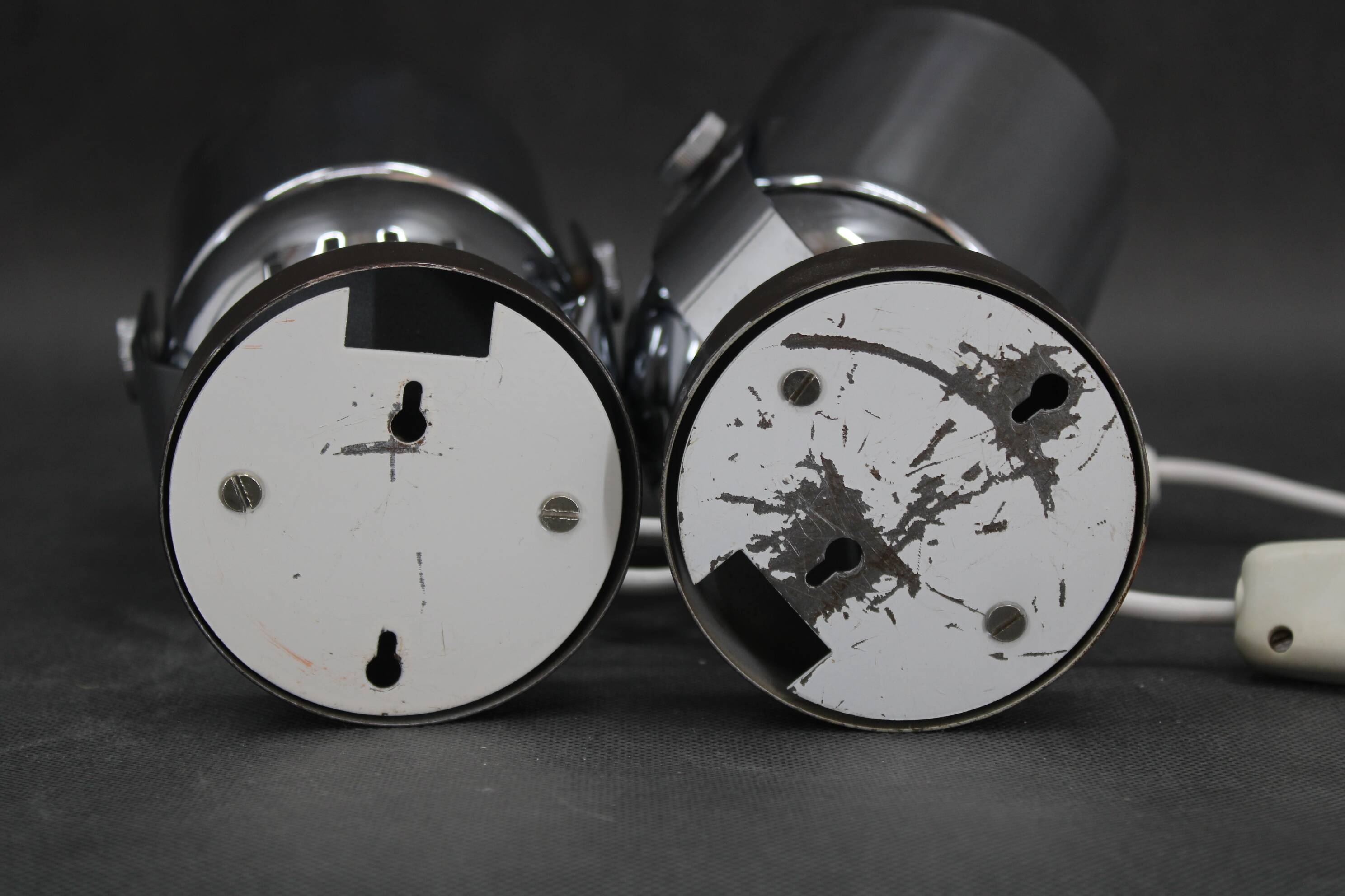 1970s Stanislav Indra Pair Of Wall lamps by Combi Lux, Czechoslovakia