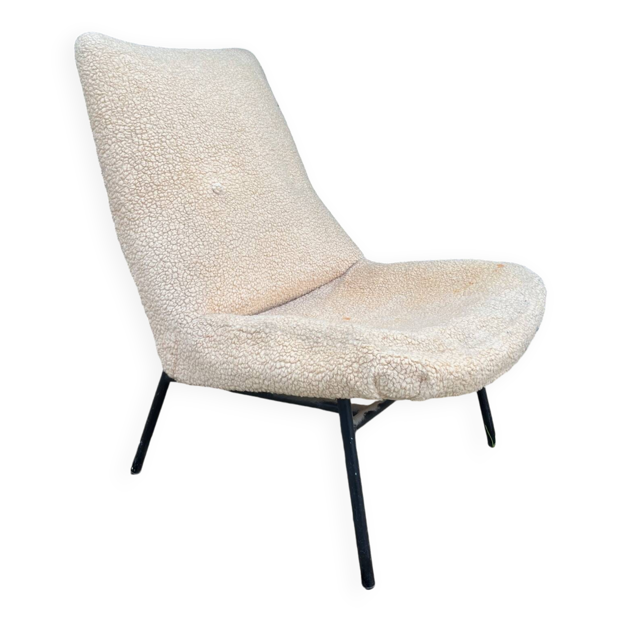 SK660 armchair by Pierre Guariche, Steiner edition, 1950