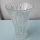Moulded pressed glass vase