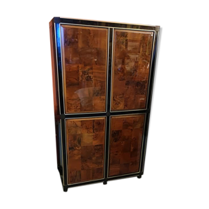 meuble 4 portes en bois - noyer