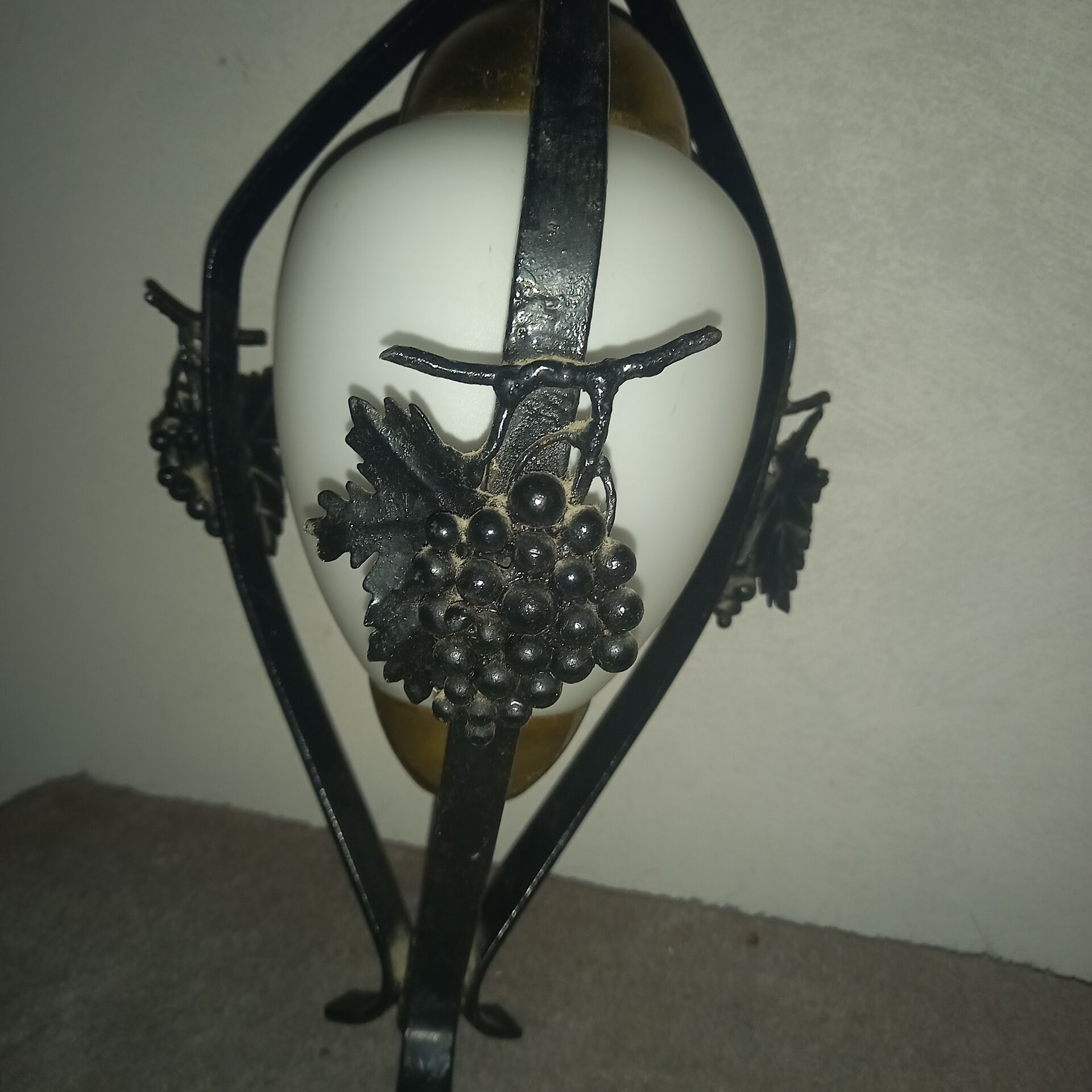 Wrought iron chandelier