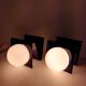 Paire d'appliques de methacrylate