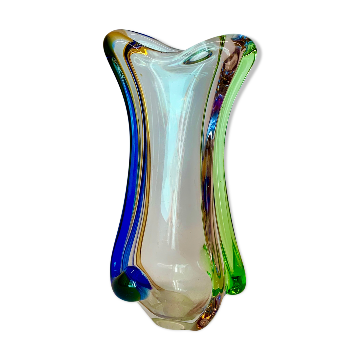 Glass vase Rhapsody  by František Zemek, 1960 s