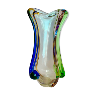 Glass vase Rhapsody  by František Zemek, 1960 s