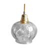 Suspension lampe baladeuse globe vintage