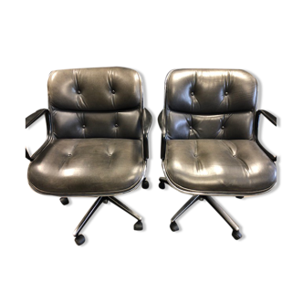 Charles Pollock's Executive chairs for Knoll