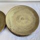 Set of 6 dessert plates in brutalist stoneware from the 1970s.