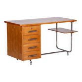 Bauhaus Oak Writing Desk attributed to Jindřich Halabala for Up Závody, 1930s
