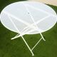 Table de jardin pliante, années 50, métal perforé