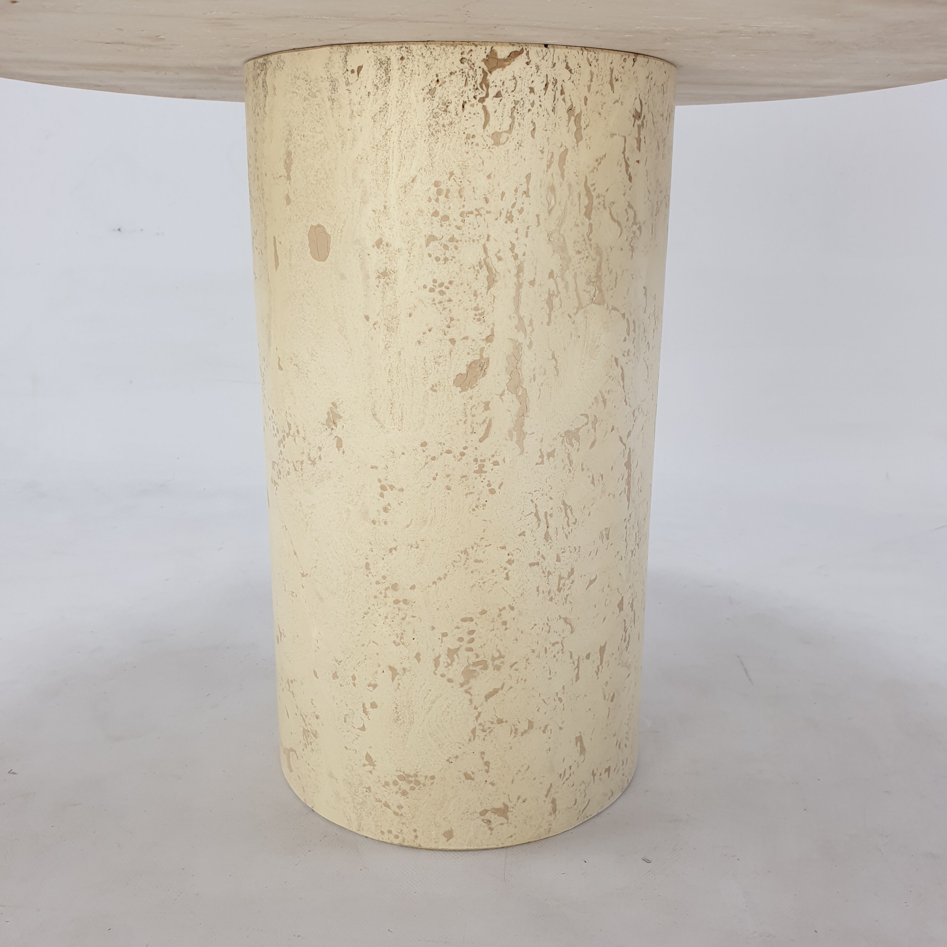 Italian Travertine Coffee Table, 1980s